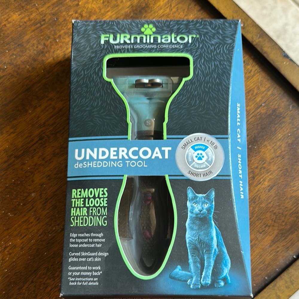 FURminator Blue and Black Grooming Tool for Pets